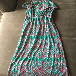 Girls larger maxi dress